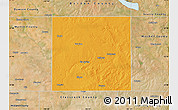 Political Map of Howard County, satellite outside