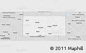 Silver Style Panoramic Map of Howard County