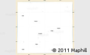Classic Style Simple Map of Howard County, single color outside