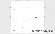 Silver Style Simple Map of Howard County, single color outside