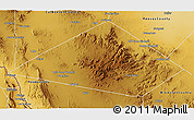Physical 3D Map of Jeff Davis County