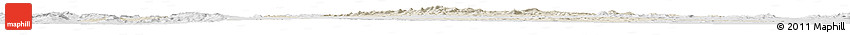 Shaded Relief Horizon Map of Jeff Davis County, lighten, desaturated
