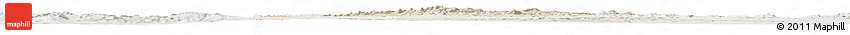 Shaded Relief Horizon Map of Jeff Davis County, lighten