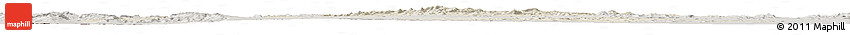 Shaded Relief Horizon Map of Jeff Davis County, semi-desaturated