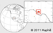 Blank Location Map of Jeff Davis County