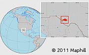 Gray Location Map of Jeff Davis County
