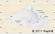 Classic Style Map of Jeff Davis County, single color outside