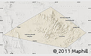 Shaded Relief Map of Jeff Davis County, lighten, semi-desaturated
