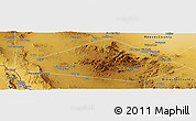 Physical Panoramic Map of Jeff Davis County