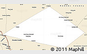 Classic Style Simple Map of Jeff Davis County