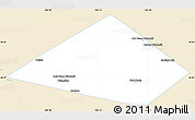 Classic Style Simple Map of Jeff Davis County, single color outside