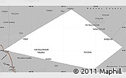 Gray Simple Map of Jeff Davis County