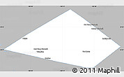 Gray Simple Map of Jeff Davis County, single color outside