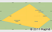 Savanna Style Simple Map of Jeff Davis County, single color outside