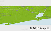 Physical Panoramic Map of Jefferson County