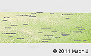Physical Panoramic Map of Kendall County