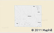 Classic Style 3D Map of Kent County, single color outside