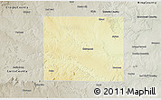 Physical 3D Map of Kent County, semi-desaturated