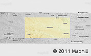 Physical Panoramic Map of Kent County, desaturated