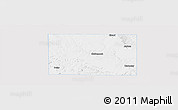 Silver Style Panoramic Map of Kent County, single color outside