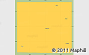 Savanna Style Simple Map of Kent County, single color outside