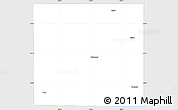 Silver Style Simple Map of Kent County, single color outside