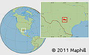 Savanna Style Location Map of Kerr County
