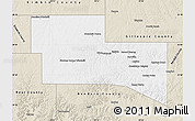 Classic Style Map of Kerr County