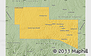 Savanna Style Map of Kerr County