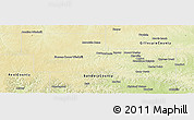 Physical Panoramic Map of Kerr County