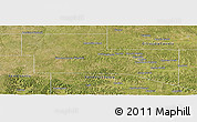 Satellite Panoramic Map of Kerr County