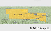 Savanna Style Panoramic Map of Kerr County