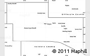 Blank Simple Map of Kerr County