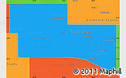 Political Simple Map of Kerr County