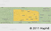 Savanna Style Panoramic Map of Knox County