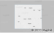 Gray 3D Map of Lamb County, single color outside