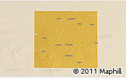 Physical 3D Map of Lamb County, lighten