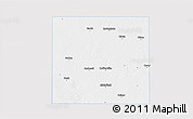 Silver Style 3D Map of Lamb County, single color outside