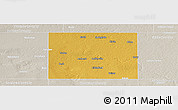 Physical Panoramic Map of Lamb County, lighten, semi-desaturated