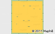 Savanna Style Simple Map of Lamb County, single color outside