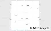 Silver Style Simple Map of Lamb County, single color outside