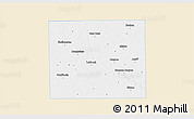 Classic Style 3D Map of Lubbock County, single color outside