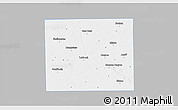 Gray 3D Map of Lubbock County, single color outside