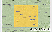 Savanna Style Map of Lubbock County