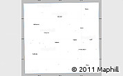 Gray Simple Map of Lubbock County, single color outside