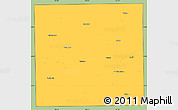 Savanna Style Simple Map of Lubbock County, cropped outside