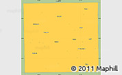 Savanna Style Simple Map of Lubbock County