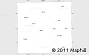 Silver Style Simple Map of Lubbock County