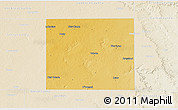 Physical 3D Map of Lynn County, lighten