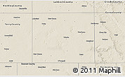 Shaded Relief 3D Map of Lynn County
